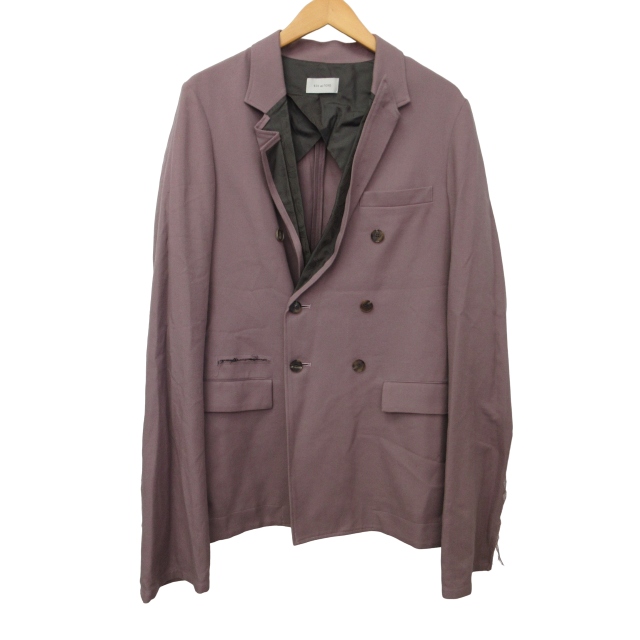 【中古】ベッドフォード 21ss Distortion lapel double-jacket ダブルブレスト ジャケット カシミヤ混 21SS-B-JK04 1の通販は 8,800円
