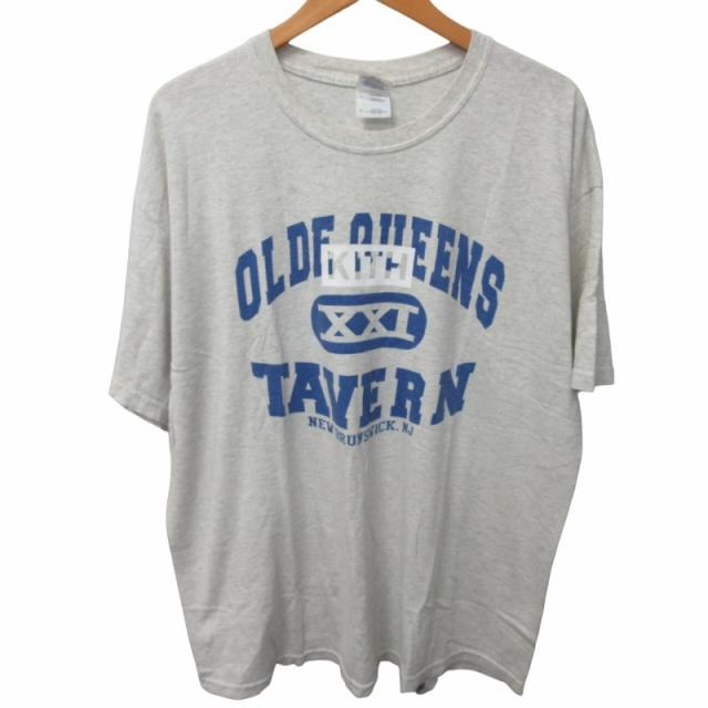【中古】未使用品 キスニューヨークシティ KITH タグ付 ゲリラヴィンテージシリーズ Tシャツ カットソー グレー XLの通販は