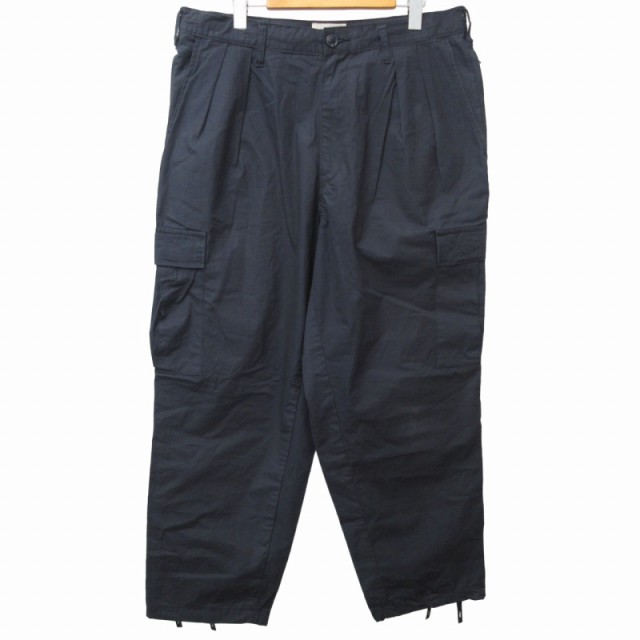 【中古】WTAPS×SSZ×Akio Hasegaewa 21AW TAC-TIC-R カーゴパンツ ミリタリー ネイビー 紺 3 約L 212WVAZD-PTM01S