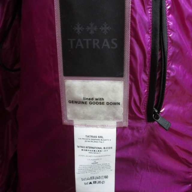 【中古】タトラス TATRAS 美品 22AW LIMANDA リマンダ ダウンコート ロング ブラック 3 約L LTLA22A4241-D IBO52