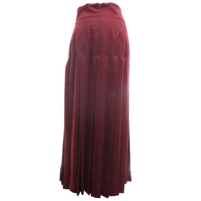 中古】未使用品 WRYHT タグ付 フレアスカート プリーツ フリル ロング  