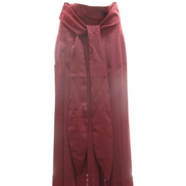 中古】未使用品 WRYHT タグ付 フレアスカート プリーツ フリル ロング  