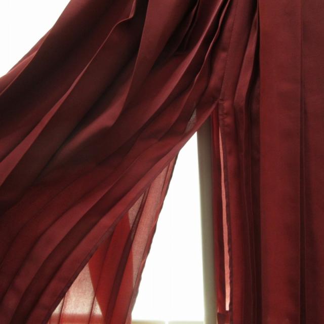 中古】未使用品 WRYHT タグ付 フレアスカート プリーツ フリル ロング  