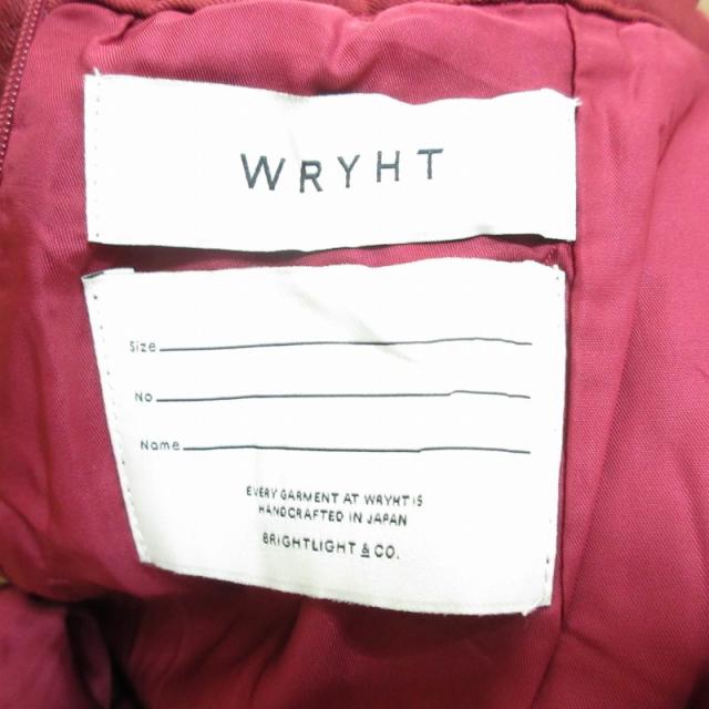 中古】未使用品 WRYHT タグ付 フレアスカート プリーツ フリル ロング  