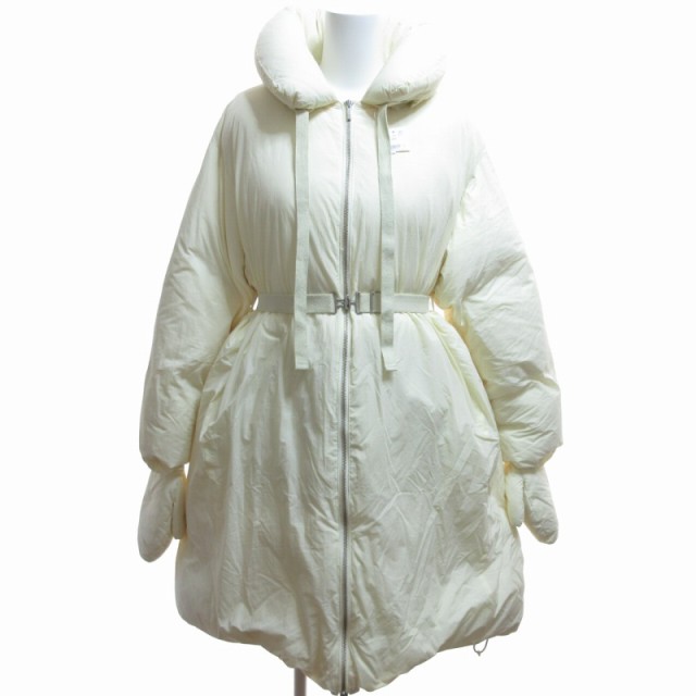 【中古】未使用品 ライト タグ付き 23AW FLOATING PUFF COAT フローティングパフコート ダウン アイボリー 2 ■BL2