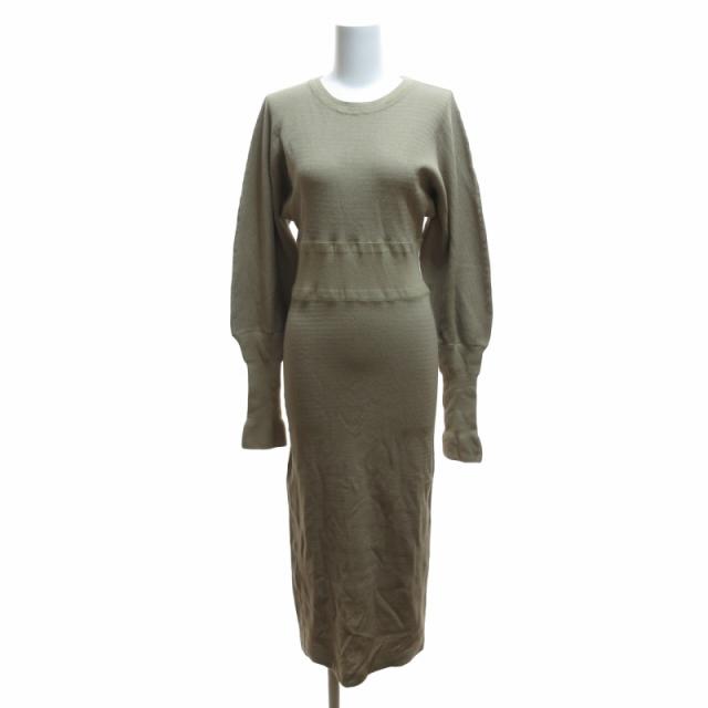 【中古】未使用品 ライト タグ付き 22SS サーマルロングワンピース オールドジョー取り扱い ベージュ系 1 ■BL2の通販は