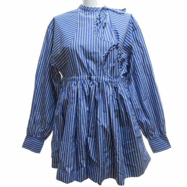 【中古】未使用 WRYHT タグ付き 22SS KNOTTED ASYMMETRY FRONT TOP ブラウス シャツ オールドジョー 2 M ■BL2の通販は