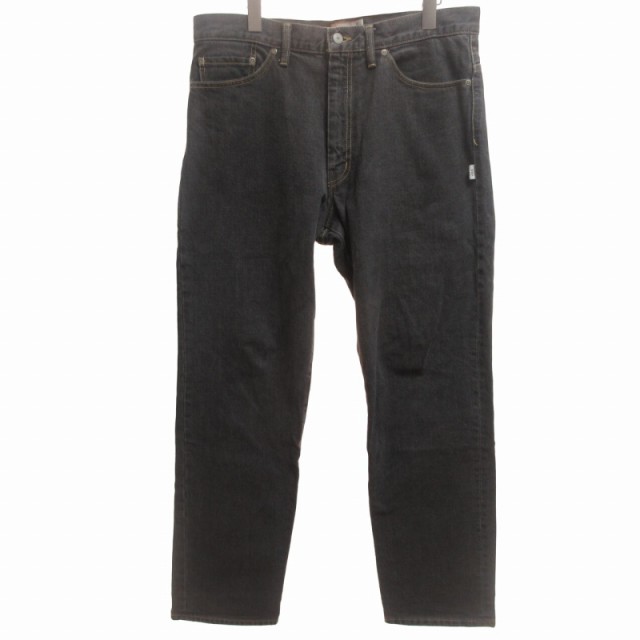 【中古】ダブルタップス WTAPS 21AW BLUES BAGGY ブラックデニム ジーンズ バギー 黒 ブラック 03 約L