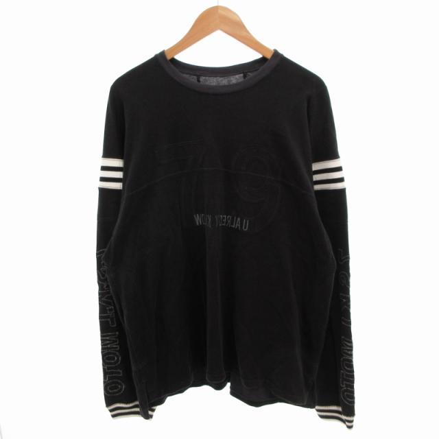 【中古】セヴシグ SEVESKIG Tシャツ カットソー 79 ヴィンテージ加工 長袖 L 黒 ブラック /HD 1022 メンズの通販は 5,800円