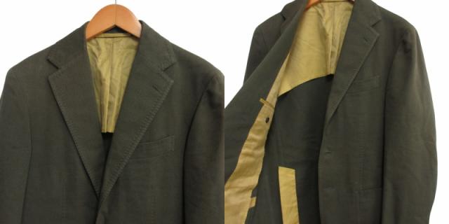 中古】スティレラティーノ 最高級 AUVINCENZO スーツ 段返り3B 本切羽