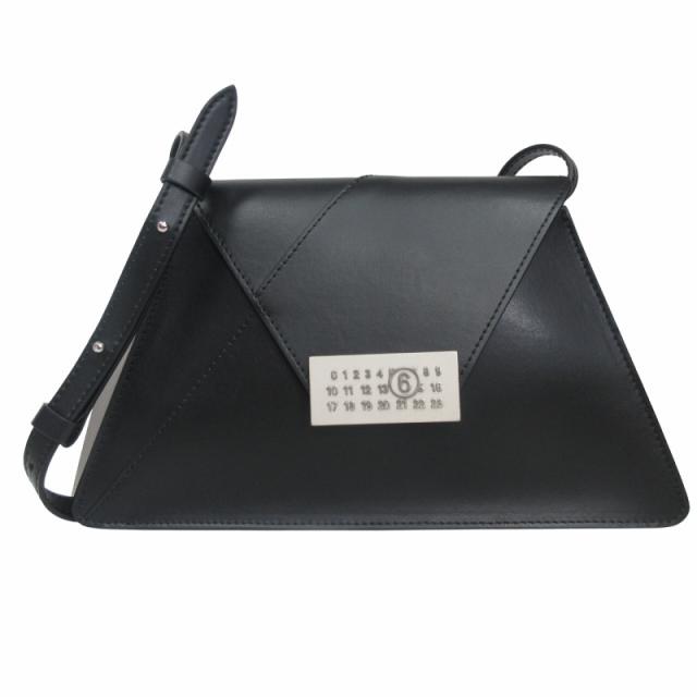 新品 メゾン マルジェラ レザー ショルダーバッグ ブラック 新品 メゾン マルジェラ レザー ショルダーバッグ ブラック