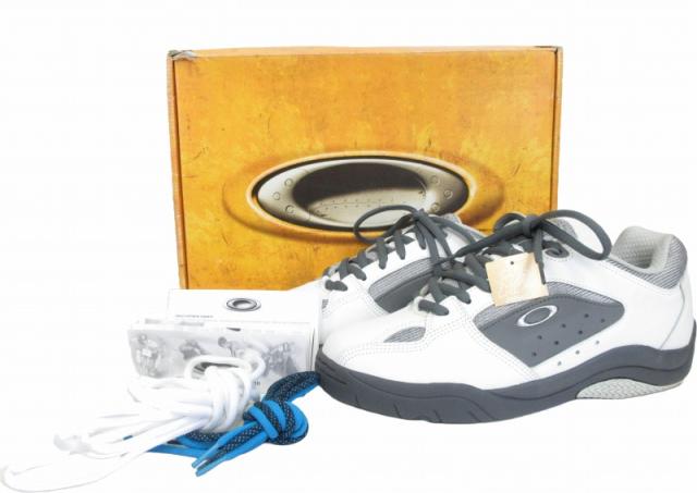 【中古】未使用品 オークリー OAKLEY 00s SOURDOUGH Sneaker スニーカー スケシュー ホワイト グレー 27.5cm