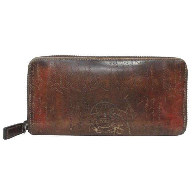 ベルルッティ カリグラフィー ラウンドファスナー長財布 ブラック