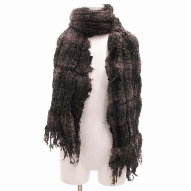 中古】ファリエロサルティ Faliero Sarti ストール マフラー フリンジ  