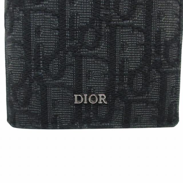 中古】ディオール Dior バーティカルロングウォレット