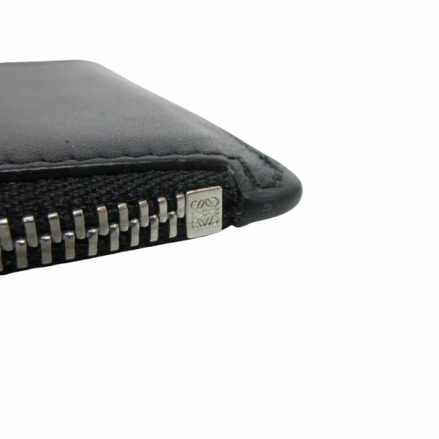 中古】ロエベ LOEWE 24年 コインカードホルダー サテンカーフ  