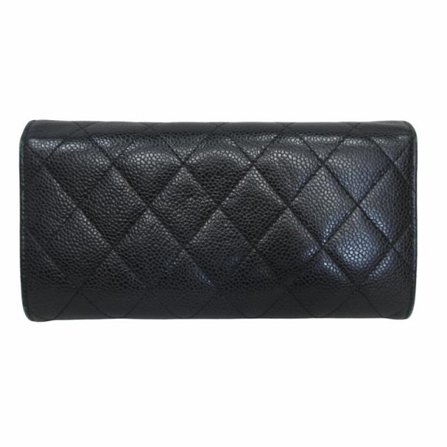 中古】シャネル CHANEL A80758 長財布 マトラッセ キャビア 中古】シャネル CHANEL A80758 長財布 マトラッセ キャビア