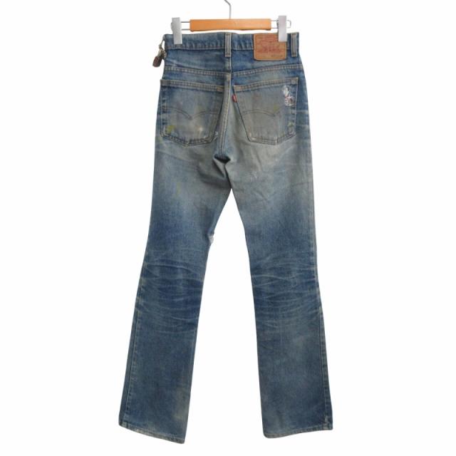 【中古】リーバイス 517-0217 92年製 ブーツカット デニム USA製 刻印525 ヴィンテージ インディゴ W27L34 ■MET1 中古】リーバイス 517-0217 92年製 ブーツカット デニム USA製 刻印525