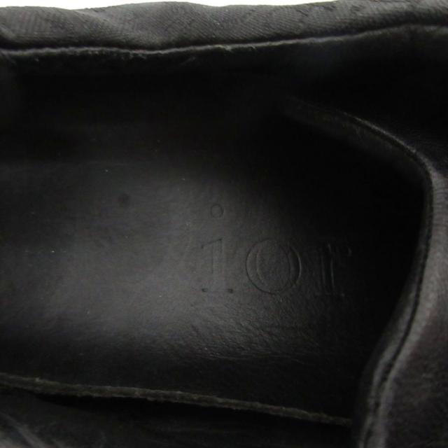 中古】ディオール Dior トロッター ジャガード スニーカー 薄底 レザー