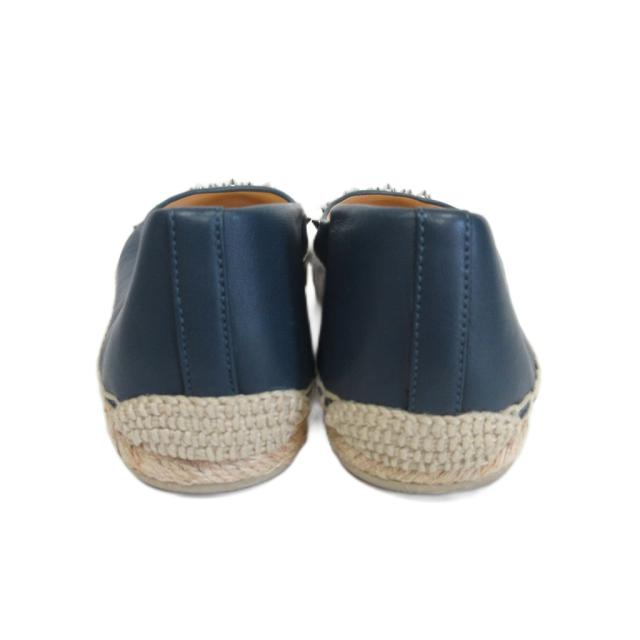 中古】クリスチャンルブタン 美品 レザー エスパドリーユ サンダル