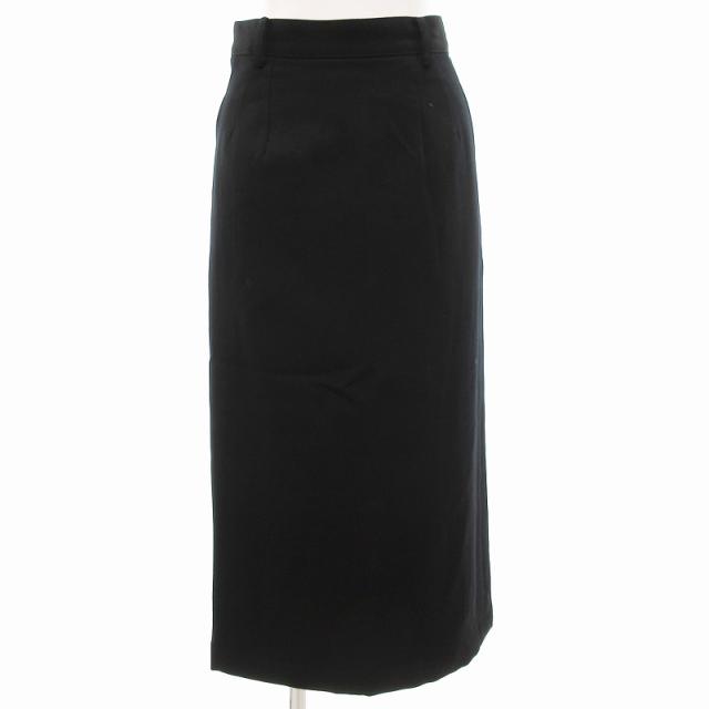 【中古】トリココムデギャルソン tricot COMME des GARCONS AD1992  ロングスカート タイト ウール M 黒