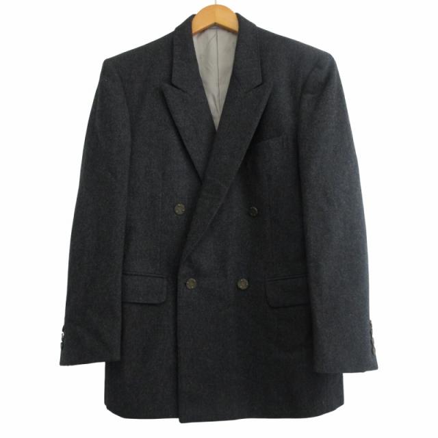 仏製 90-00s クリスチャンディオール テーラードジャケット ウール ブルー 仏製 90-00s クリスチャンディオール テーラードジャケット