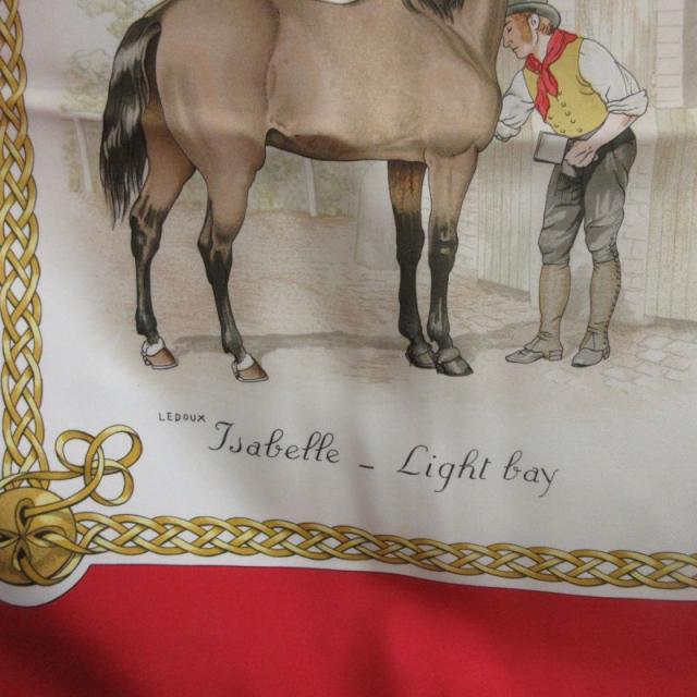 エルメス スカーフ 90 LES ROBES 馬の毛色 特価！HERMESエルメス カレ