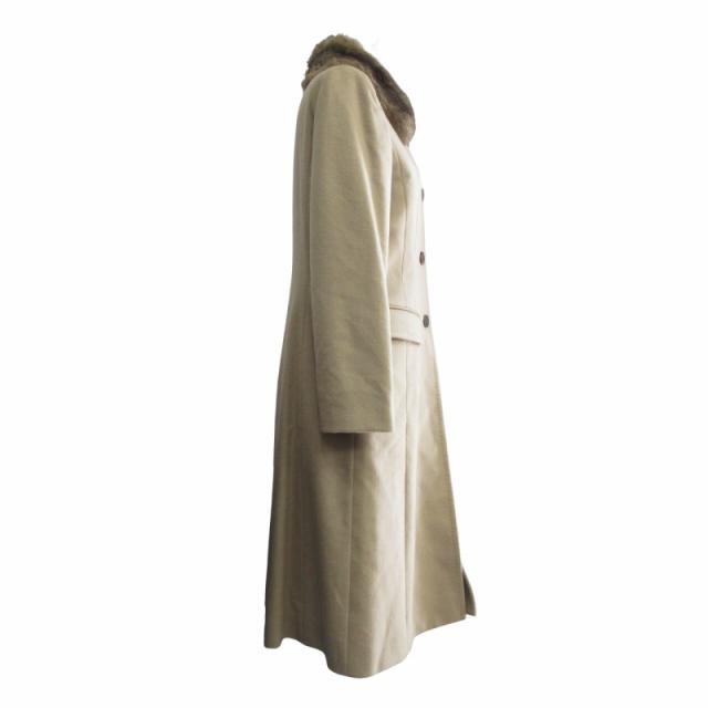 フォクシー ブティック FOXEY カシミヤ100％ ロングコート チンチラ