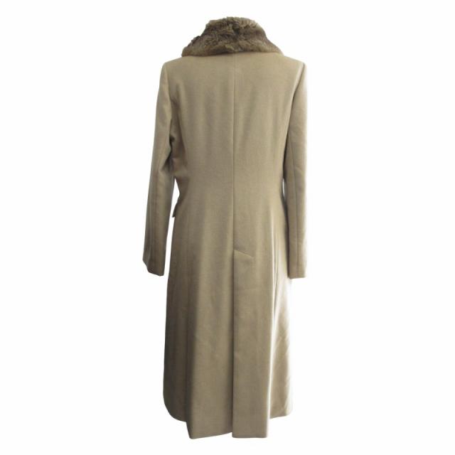 フォクシー ブティック FOXEY カシミヤ100％ ロングコート チンチラ