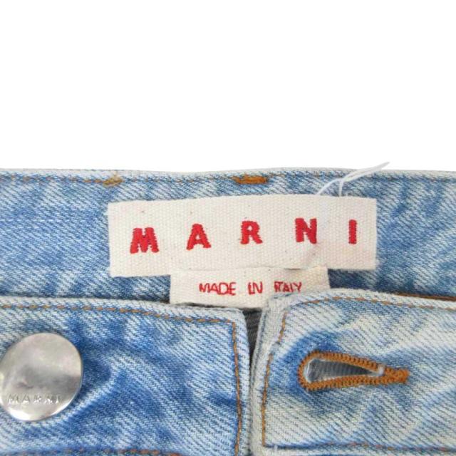 中古】マルニ MARNI 22SS Daisy Denim Pants フラワーパッチ デニム