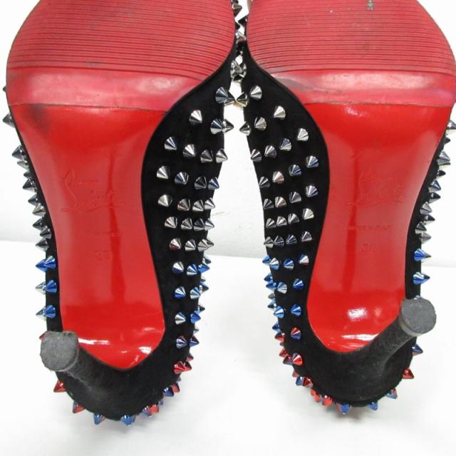 中古】クリスチャンルブタン FOLLIES SPIKES 100 グラデーション