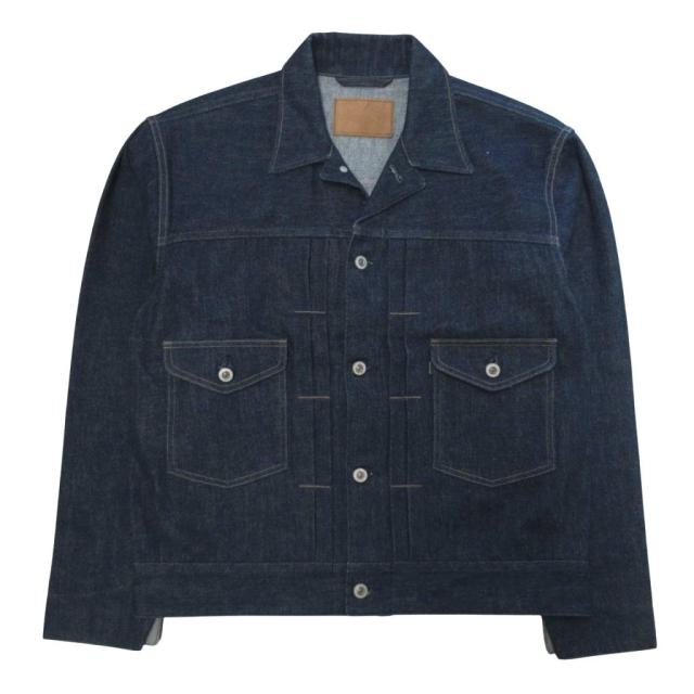 【中古】未使用品 OLDJOE 極美品 OPEN COLLAR RANCH JACKET デニムジャケット インディゴ 211OJ-JK05 サンプル品 M