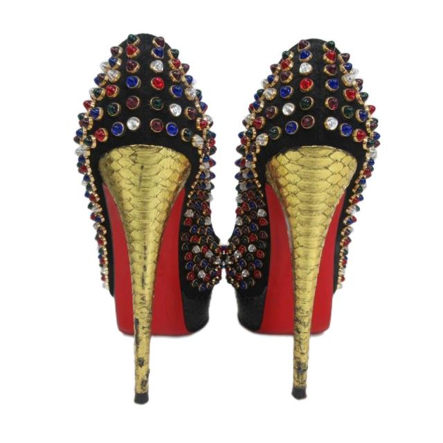 中古】クリスチャンルブタン LADY CABO 150 ハイヒール パンプス