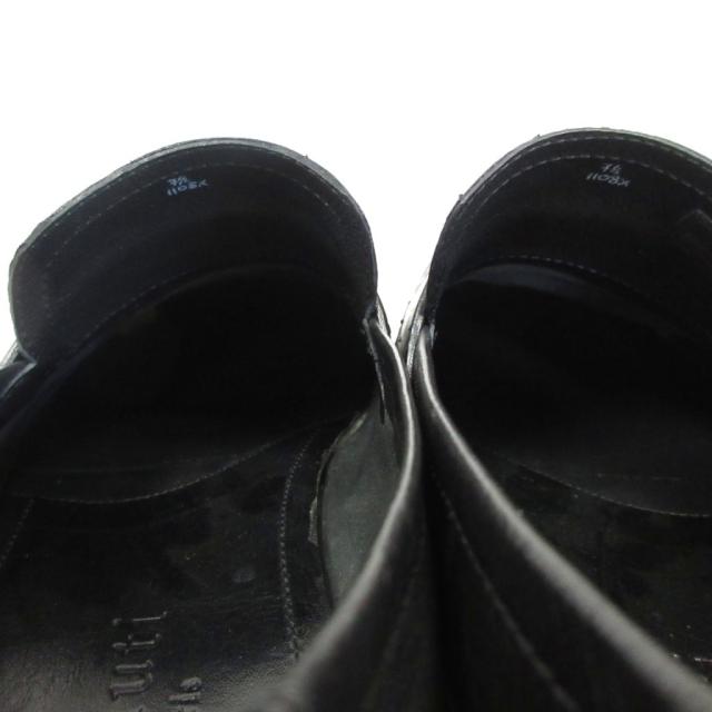 【中古】ベルルッティ Berluti リミニ ローファー カンガルー レザー コインローファー 革靴 黒 ブラック 7.5 26cm