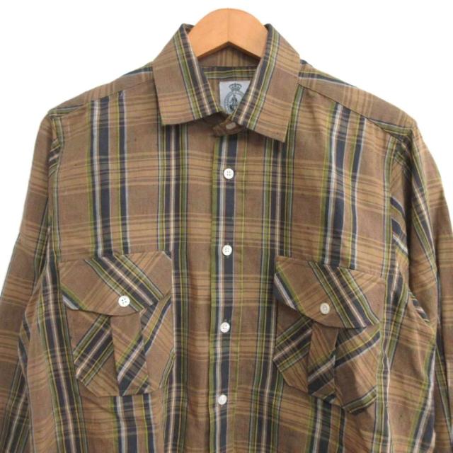 中古】CORDINGS × BEAMS F 極美品 24SS コットンリネン チェック