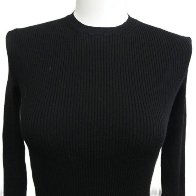 中古】プラダ PRADA 美品 22年製 クルーネック リブニット セーター