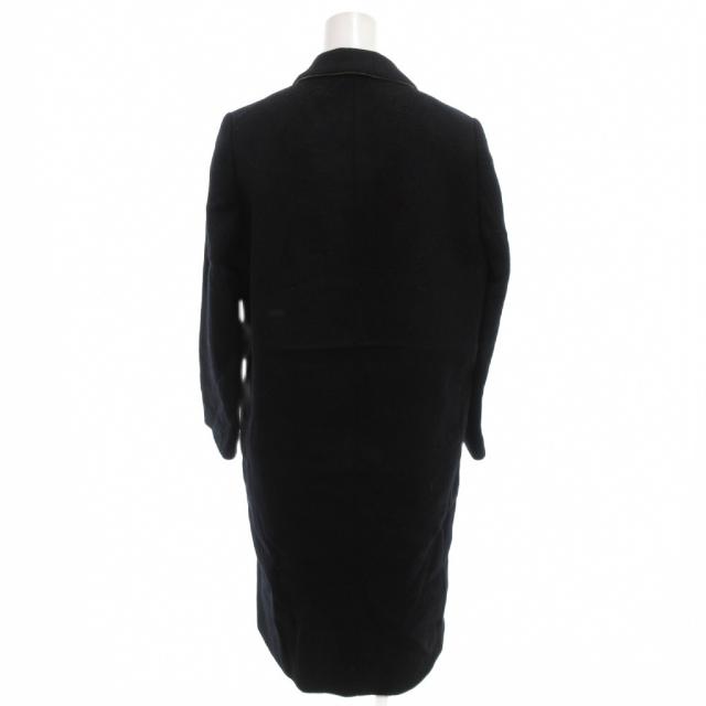 【中古】チノ CINOH 20AW チェスターコート ウール ロング 36 黒 ブラック /FF レディース 中古】チノ CINOH 20AW チェスターコート ウール ロング 36 黒