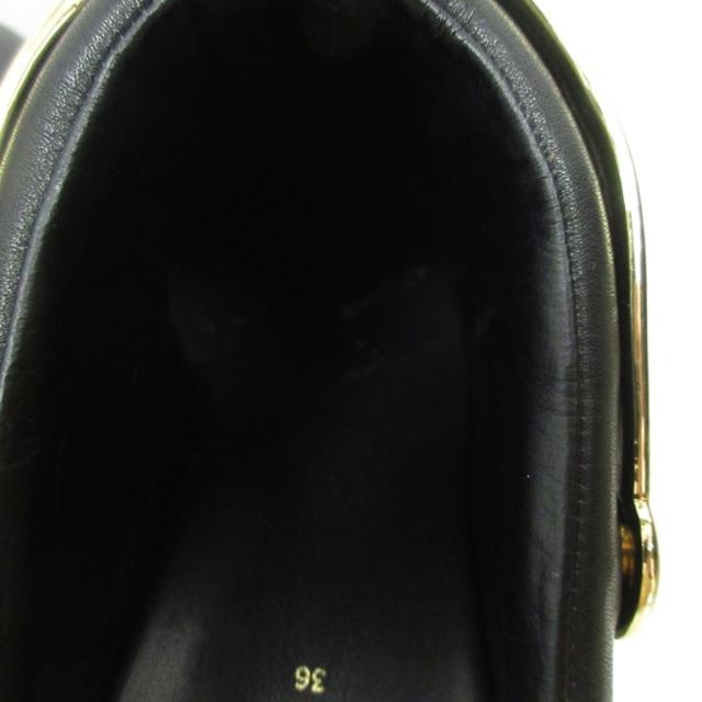 中古】サカイ sacai 25SS Collection Leather Sabo Wedge Black サボ