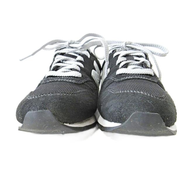【中古】未使用品 ニューバランス NEW BALANCE CM996XB2 スニーカー スウェード 5.5 23.5cm ブラック 黒 1023