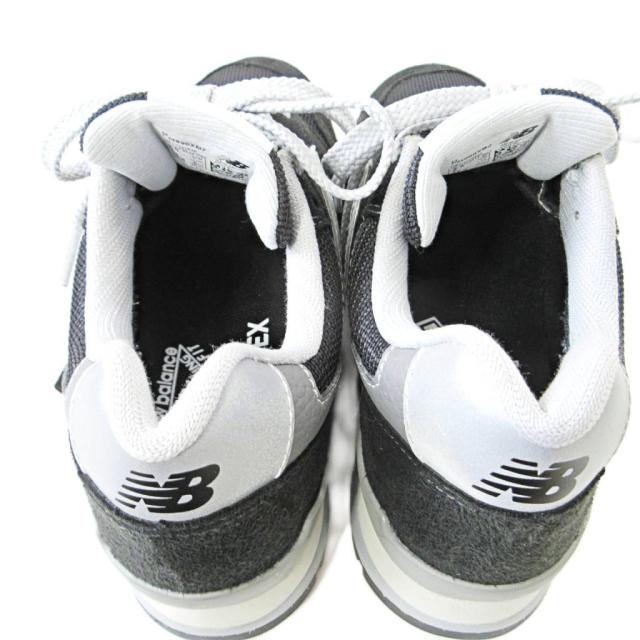 【中古】未使用品 ニューバランス NEW BALANCE CM996XB2 スニーカー スウェード 5.5 23.5cm ブラック 黒 1023