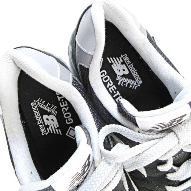 【中古】未使用品 ニューバランス NEW BALANCE CM996XB2 スニーカー スウェード 5.5 23.5cm ブラック 黒 1023