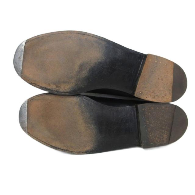 【中古】ジェイエムウエストン J.M.WESTON 最高級 シグネチャーローファー 180 シューツリー付 レザー ブラック 7C