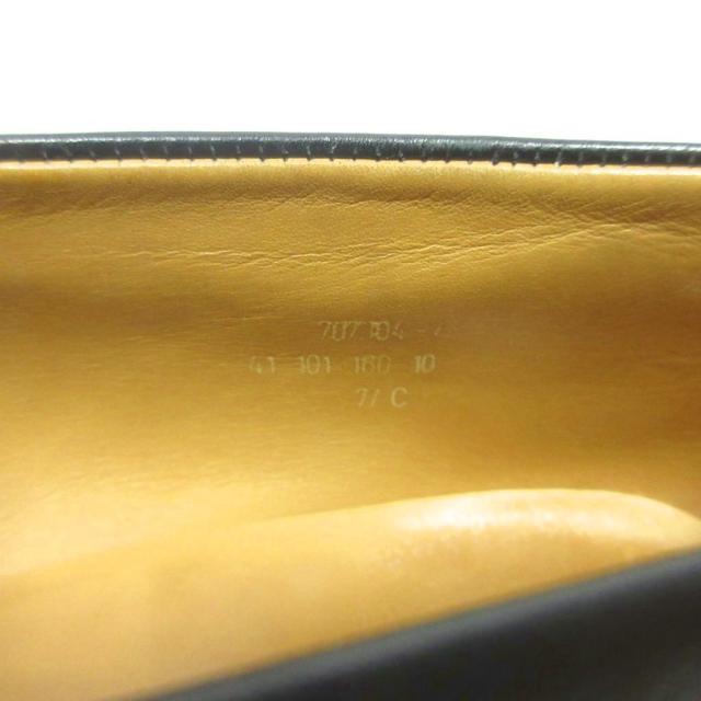 【中古】ジェイエムウエストン J.M.WESTON 最高級 シグネチャーローファー 180 シューツリー付 レザー ブラック 7C