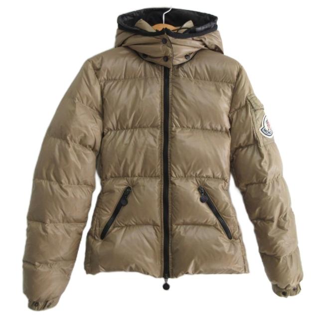 【中古】モンクレール MONCLER BADIA バディア ダウンジャケット 45308 50 68950 イタリア製 国内正規 ブラウン 00