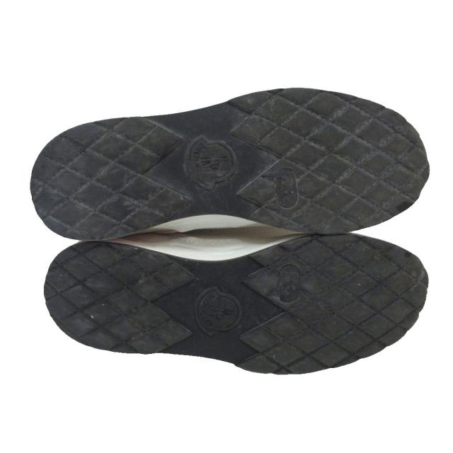 【中古】モンクレール MONCLER ALBELT アルバート スエード メッシュレザー スニーカー グレー 42 ■MNK2