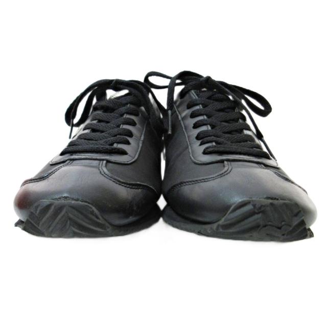 【中古】パトリック PATRICK 美品 NEVADA-LN ネバダリモンタナイロン スニーカー 42 26.5cm 黒 ブラック 1127