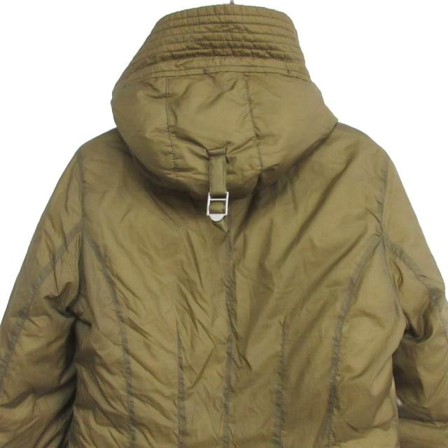 【中古】シーピーカンパニー C.P.COMPANY 希少 00s フーデッド ダウンコート メタルボタン ロング 42 カーキ