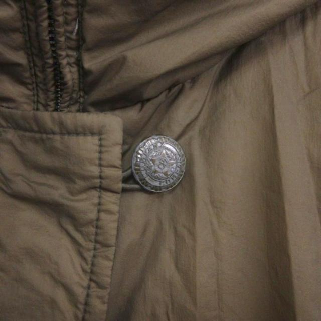 【中古】シーピーカンパニー C.P.COMPANY 希少 00s フーデッド ダウンコート メタルボタン ロング 42 カーキ