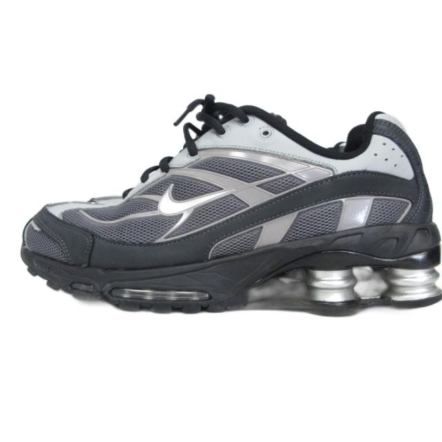 【中古】ナイキ NIKE SHOX RIDE 2 LT SILVER ショックス グレー メタリックシルバー IB4470-099 US42.5 27.0cm