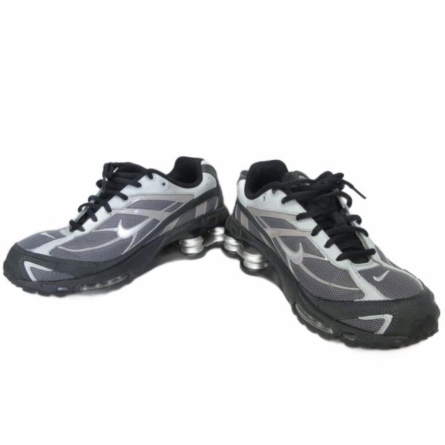【中古】ナイキ NIKE SHOX RIDE 2 LT SILVER ショックス グレー メタリックシルバー IB4470-099 US42.5 27.0cm